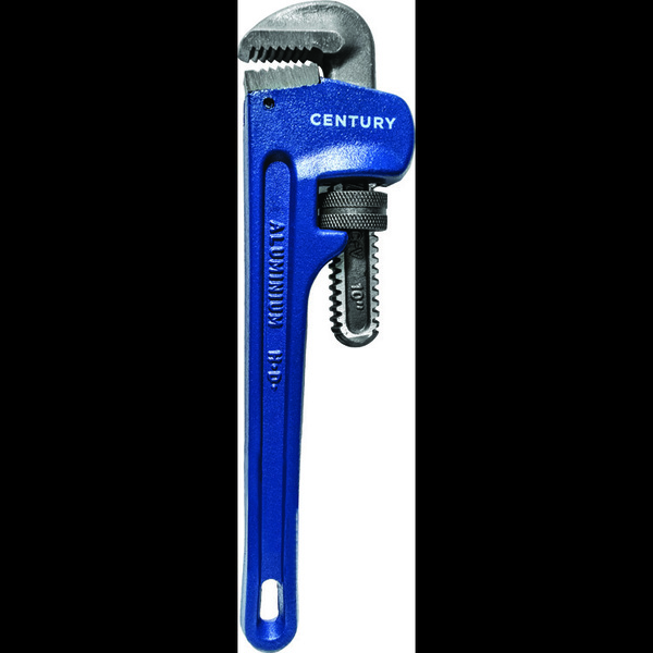 Century Drill & Tool 10" L 1-5/16" Cap. Aluminum Pipe Wrench 72605